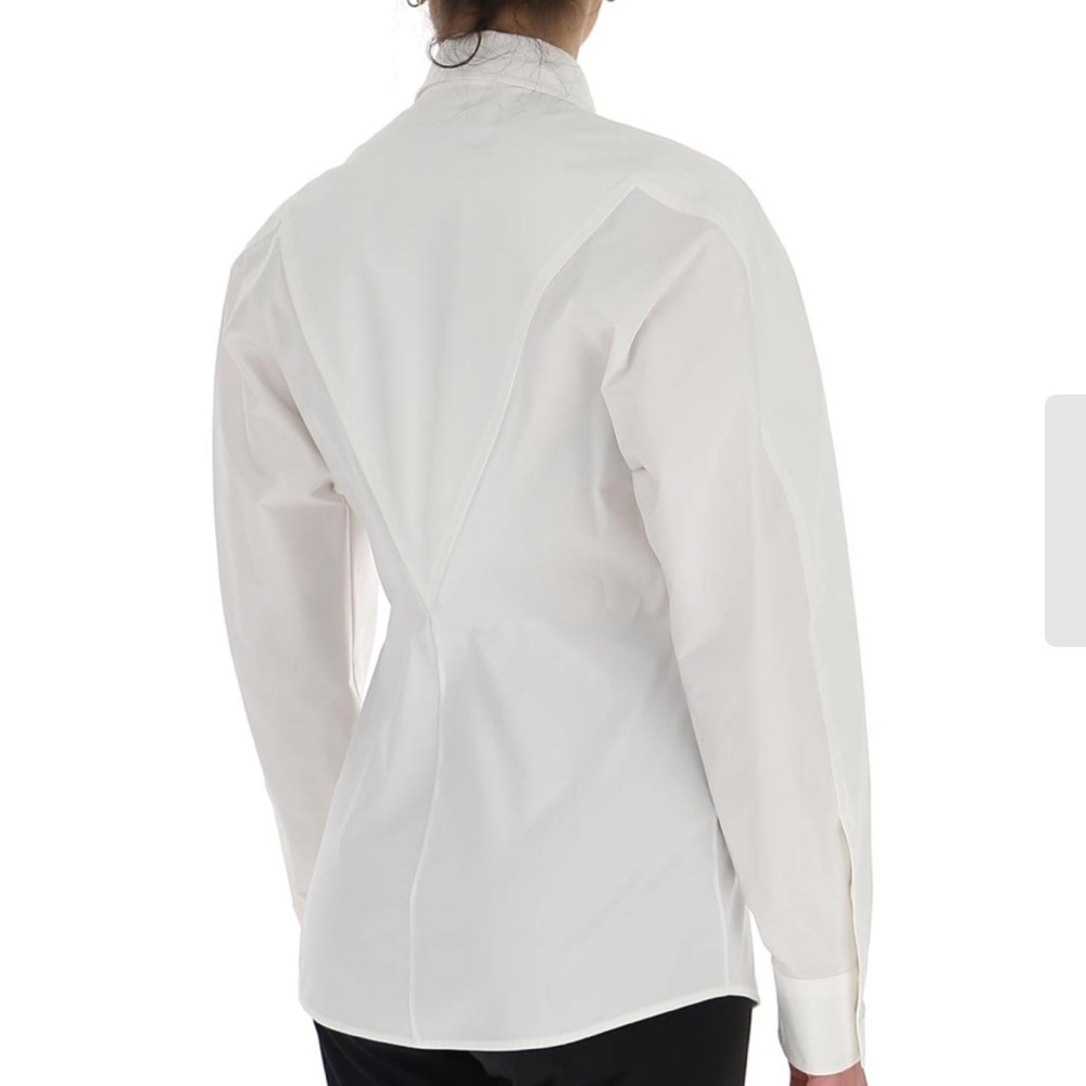 BOTTEGA VENETA | SZ 48 Women’s White Blouse | NWT | Purchased from Net A Porter|